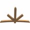 Ekena Millwork Alberta Smooth Timber Gable Bracket, Western Red Cedar, 84"W x 56"H x 3 1/2"D x 5 1/2"F, 16/12 Pitch GBW084X56X0406ALB00SWR - alternate 3